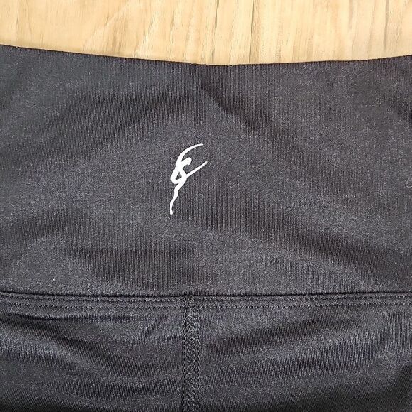 💜Studio by Capezio Black & Pink High Waist Anastasia Stirrup Pants Small - Picture 8 of 12